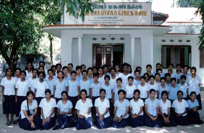 Residents of Thilagavathiyar Girls' Home, Chettipalayam